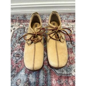 Born‎ Footwear Suede Lace Up Oxford Shoes Tan Size 8 39 M W5244